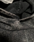 YIN YANG HEAVYWEIGHT PREMIUM HOODIE - (MINERAL WASH VINTAGE BLACK)