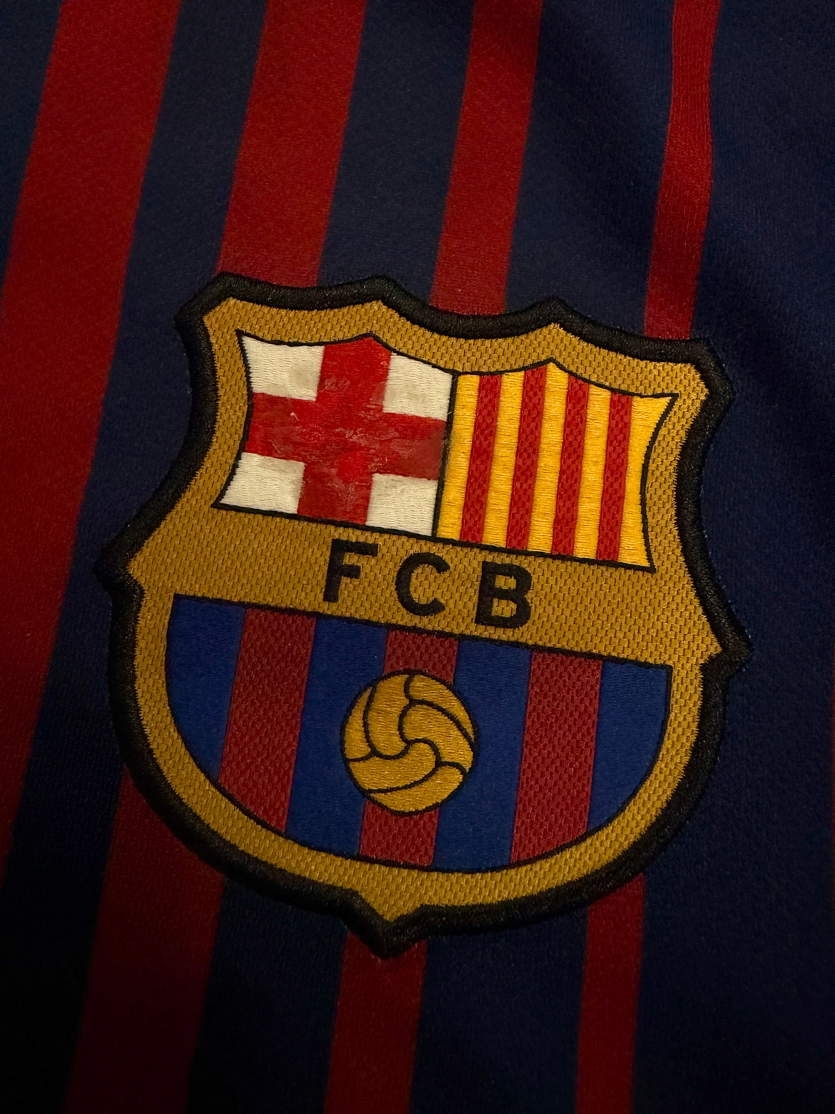 RROSE FC X 2017 NIKE FC BARCELONA REPURPOSED HOME JERSEY - (