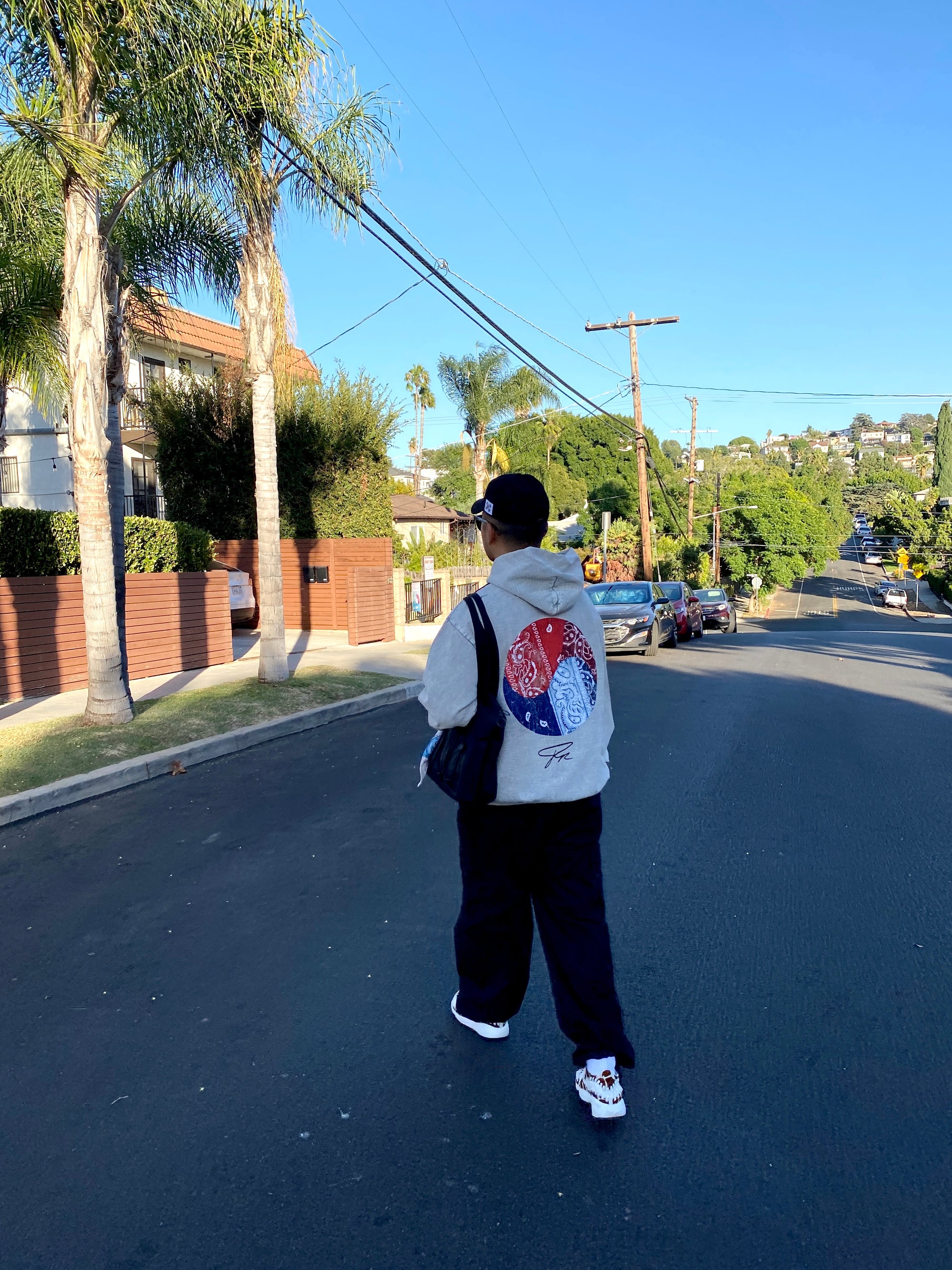 YIN YANG HEAVYWEIGHT PREMIUM HOODIE - (MINERAL WASH ICE STONE)