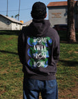 KOREA, AWAY LOGO HEAVYWEIGHT HOODIE - (VINTAGE GREY)