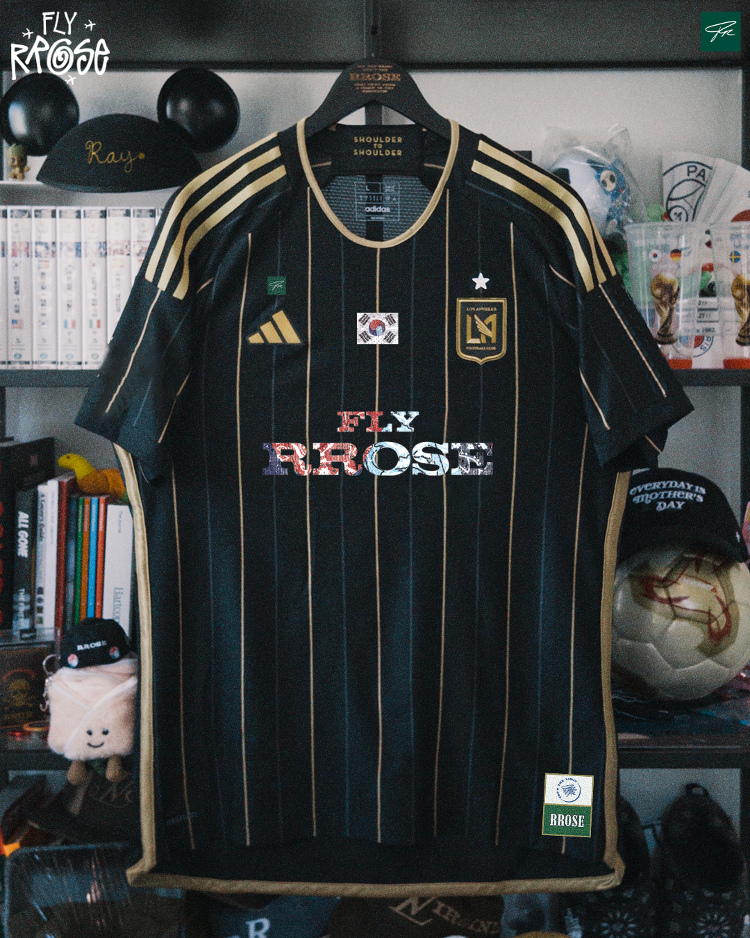 RROSE FC X 24/25 ADIDAS LAFC REPURPOSED AUTHENTIC HOME JERSEY - (SON)