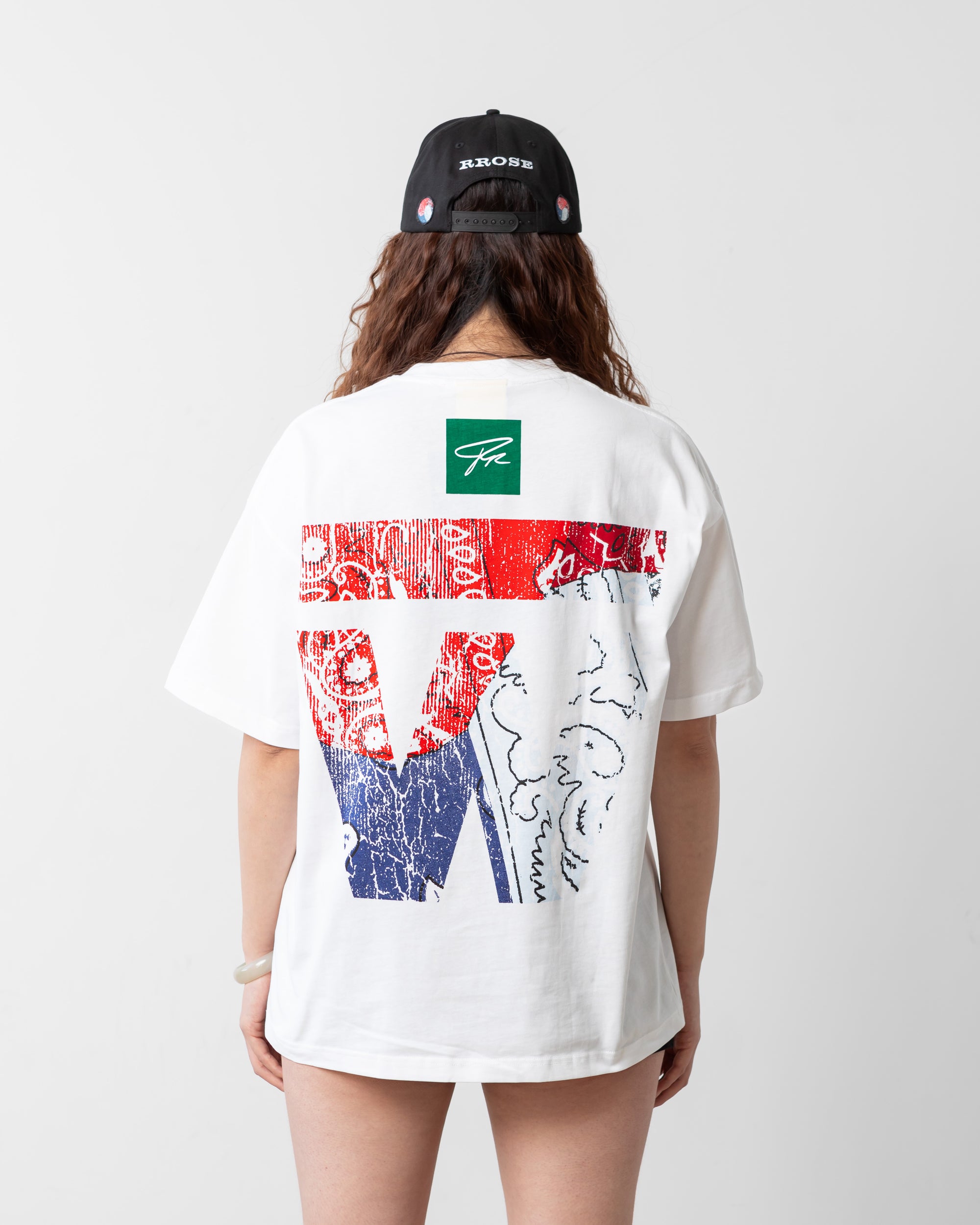 RROSE X WJW YIN YANG W LOGO HEAVYWEIGHT SHIRT - (SNOW WHITE)