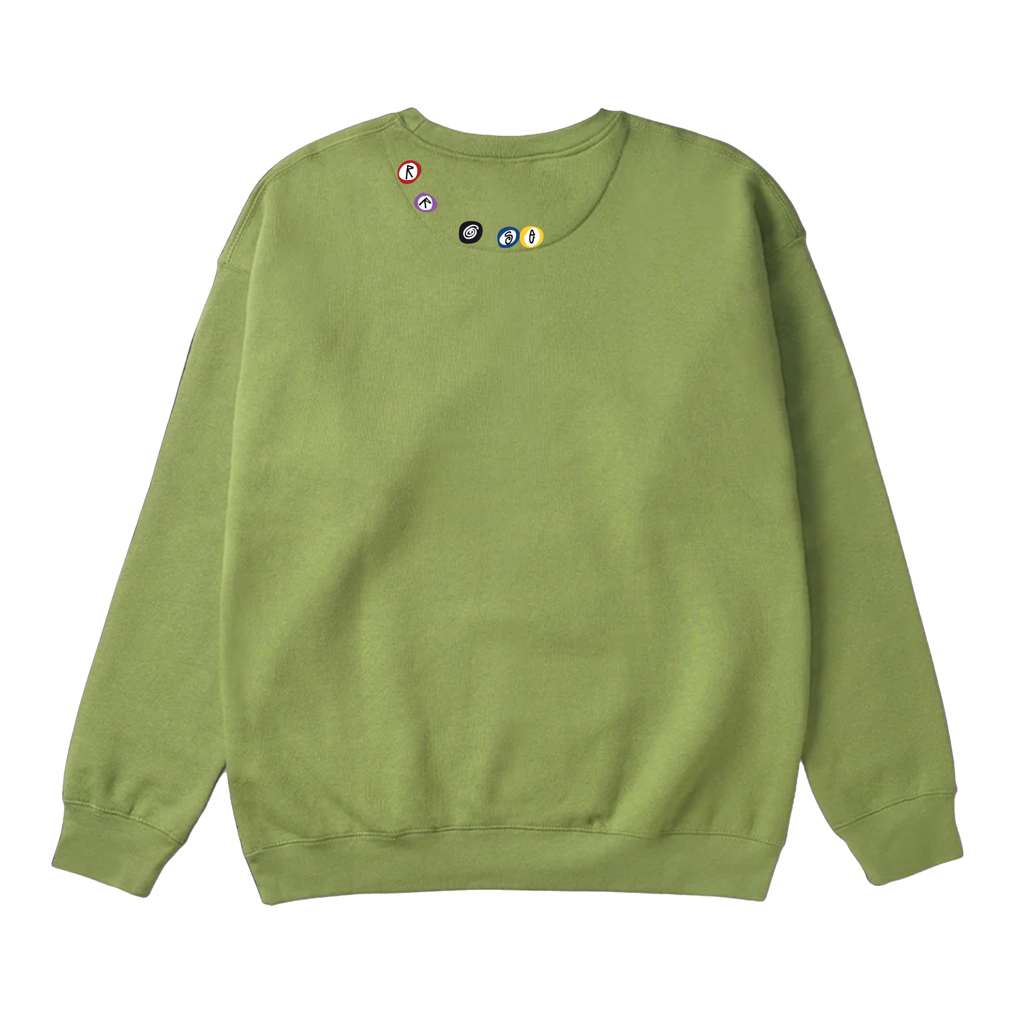 RROSE BILLIARD COZY CREWNECK - (MATCHA GREEN)