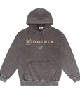 LOVE VIRGINIA HEAVYWEIGHT PREMIUM HOODIE - (MINERAL WASH CHOCOLATE) *ONLINE EXCLUSIVE*