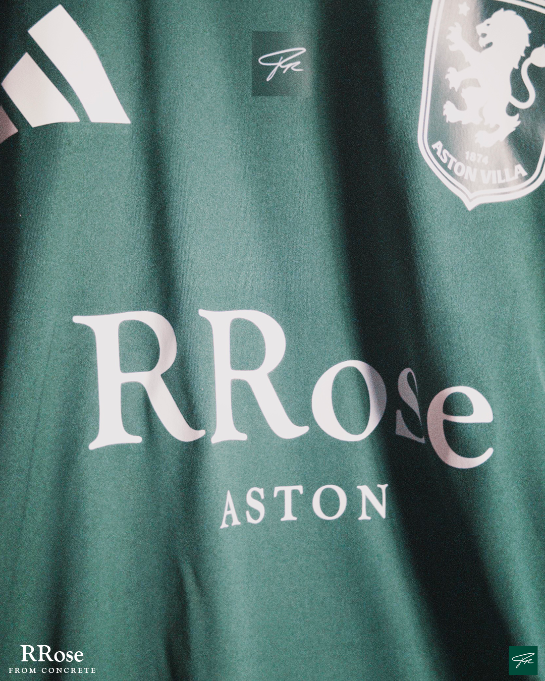 RROSE FC X 2024 ADIDAS ASTON VILLA REPURPOSED TRAINING JERSEY - (