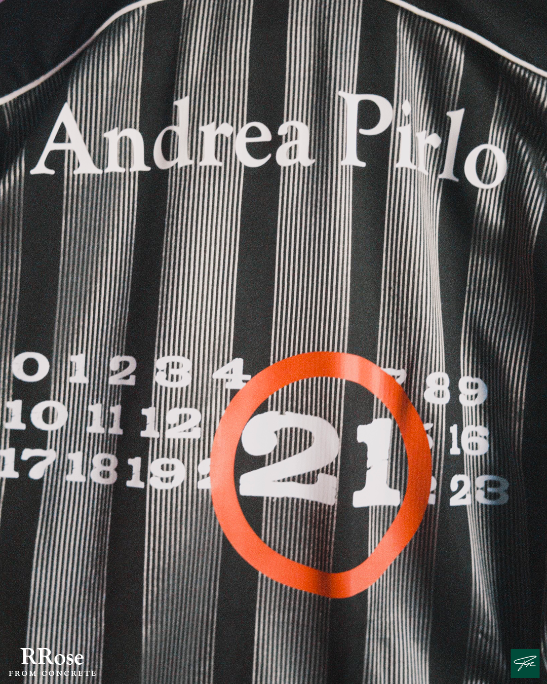 RROSE FC X 1990s DIADORA ITALY REPURPOSED REF JERSEY - (