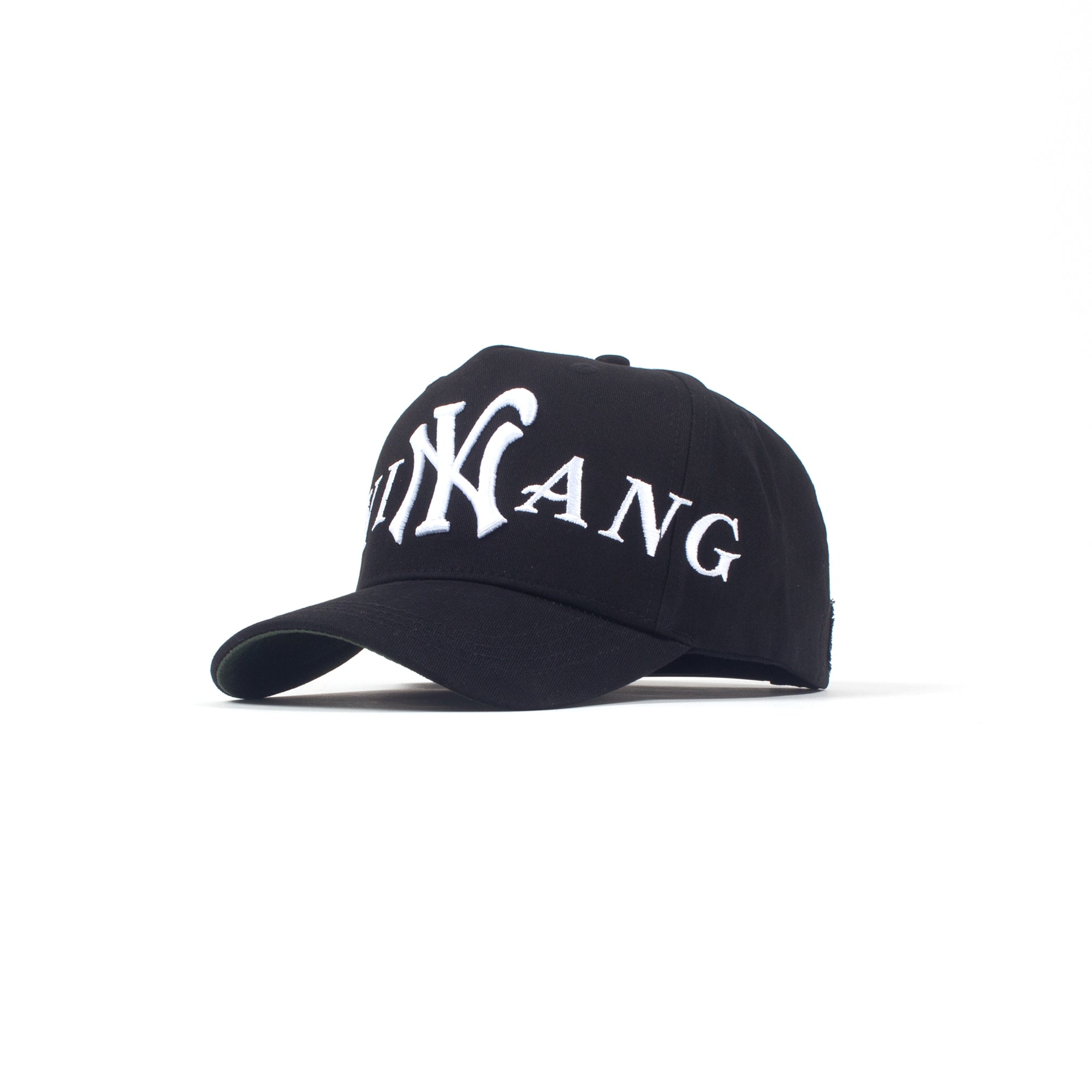 YIN YANG A-FRAME 5 PANEL HAT - (PHANTOM BLACK)