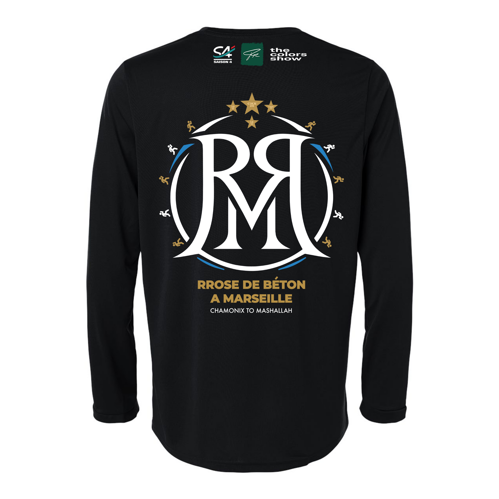 RROSE X THE COLORS SHOW ADIDAS LS JERSEY - (PHANTOM BLACK) *PROCEEDS WILL BE DONATED*