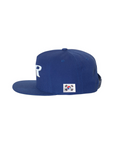 LOGO SNAPBACK HAT WITH KR PATCH - (ROYAL BLUE)