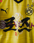 RROSE FC X 2012 PUMA BORUSSIA DORTMUND REPURPOSED HOME JERSEY - (