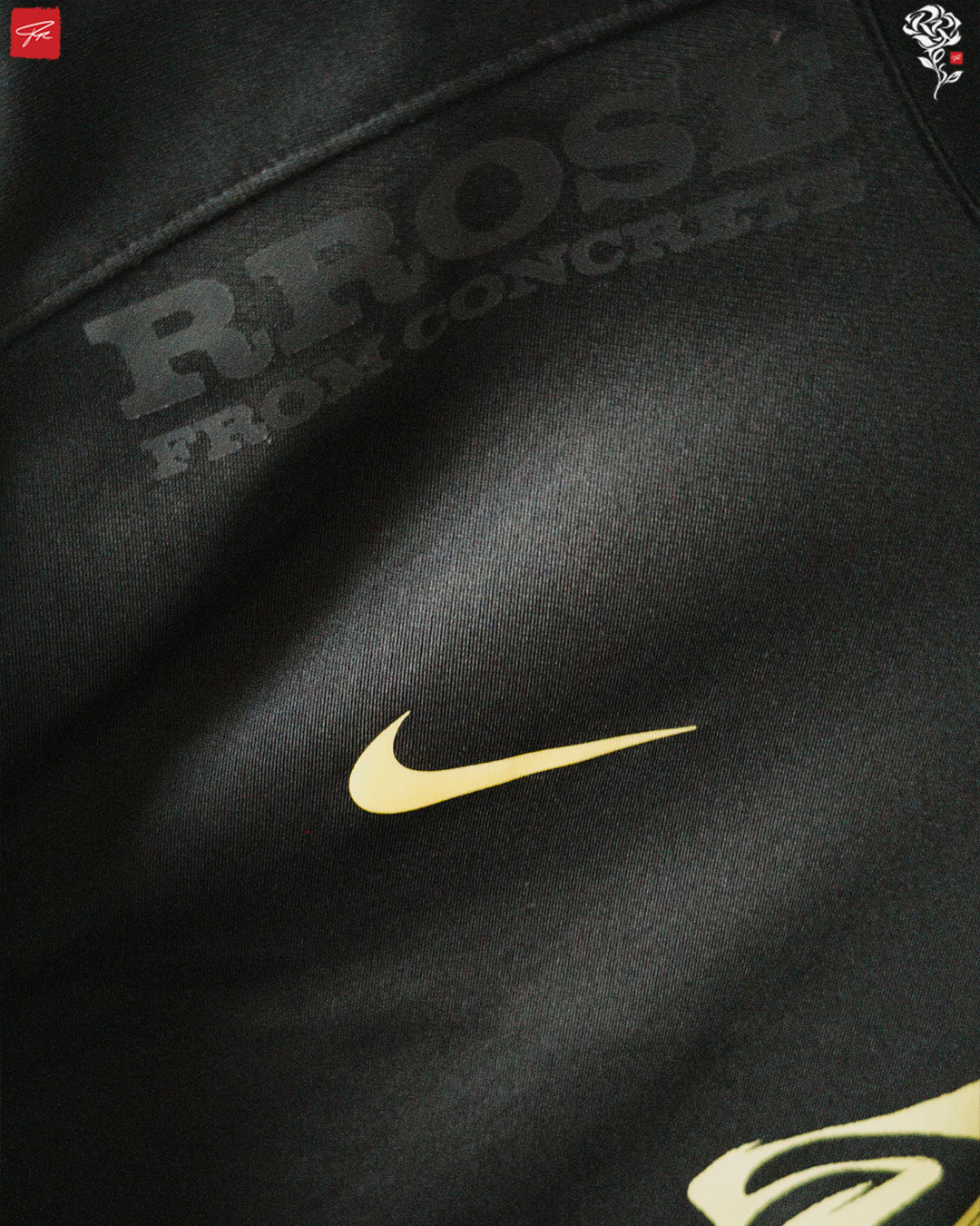 RROSE FC X 2010S NIKE "DORTMUND" REPURPOSED TOTAL 90 JERSEY - (