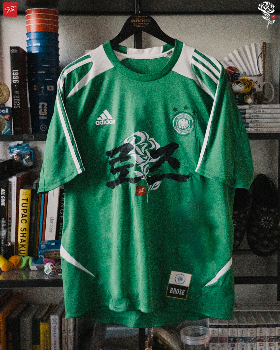 RROSE FC X 2012 ADIDAS GERMANY REPURPOSED TRAINING JERSEY - (