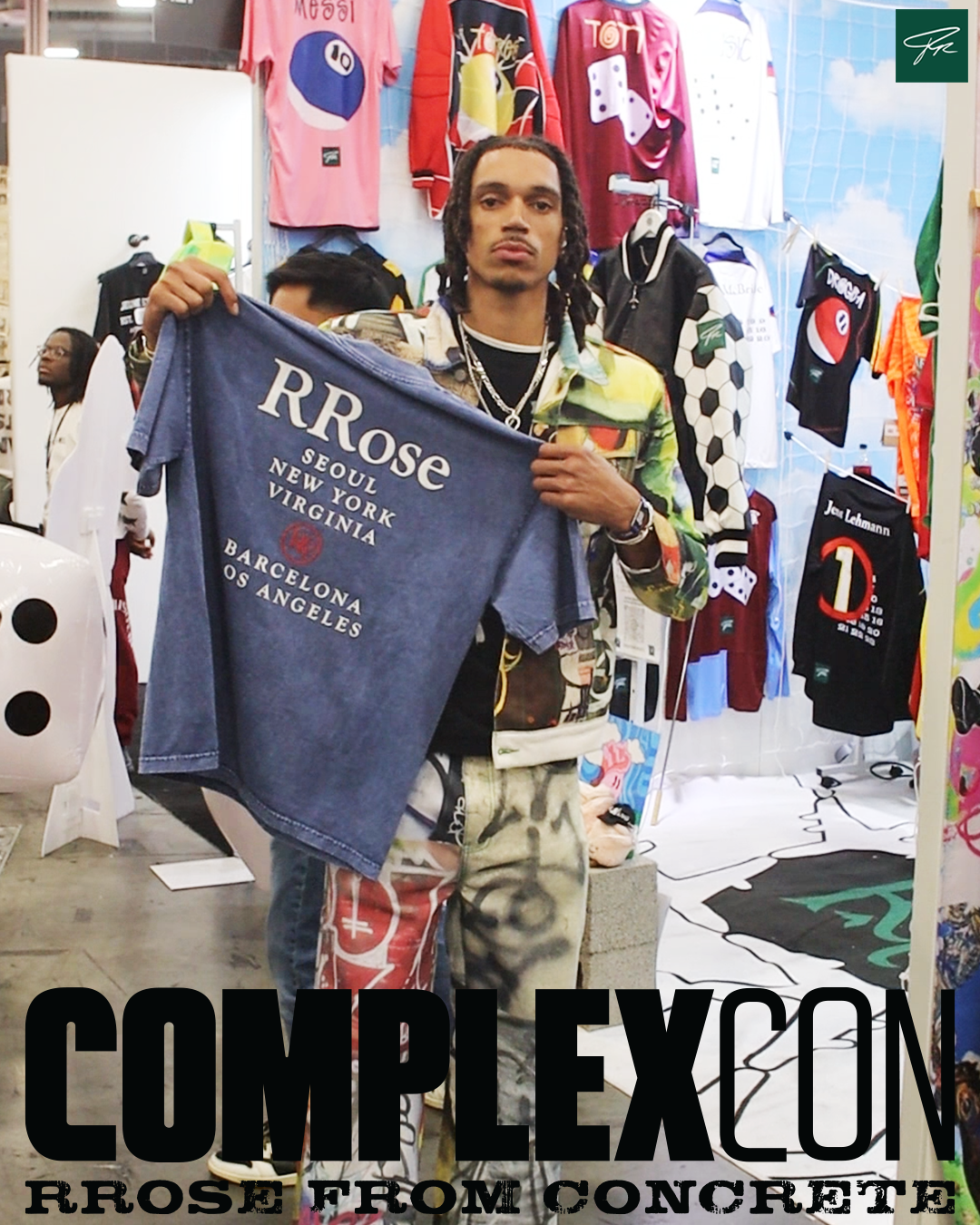 RROSE COMPLEXCON 2025 HEAVYWEIGHT SHIRT - (MINERAL WASH INDIGO BLUE)