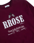 RACE FLAG HEAVYWEIGHT CREWNECK MAROON